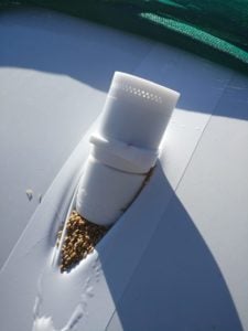 Placing a wireless sensor in a grain bag